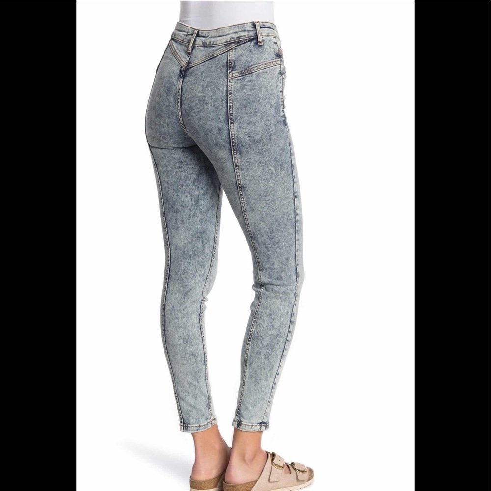 Free People Riley Seamed Skinny Jeans - Picture 2 of 3